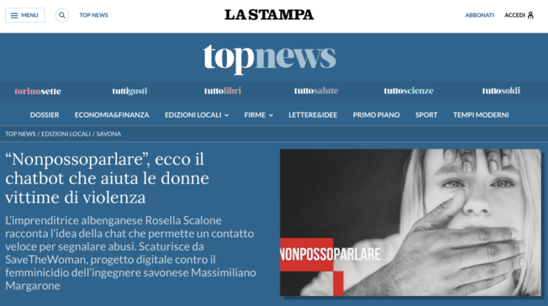 NONPOSSOPARLARE on La Stampa, interview with Rosella Scalone